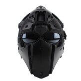 Casco protector integral WoSporT Full Face Helmet Protective Obsidian Casque para entrenamiento militar táctico en motocicleta