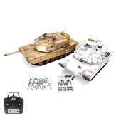 Heng Long 3918-1 7.0 EUA M1A2 1/16 2.4G RC Tank Battle Lançamento Infravermelho RTR Veículos Fumando Brinquedos Sons Modelos