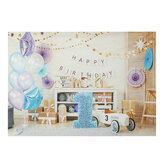 5 x 7 FT Baby Happy Birthday Fotografie Hintergrund Fotohintergrund Studio Requisiten