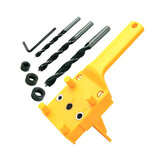 Grapadora de carpintería rápida ABS Grapadora de agujeros de bolsillo portátil Sistema de guía de taladro