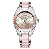 LONGBO 80303 Мода Женское Кварцевые часы Стразы Dial Дамы наручные часы