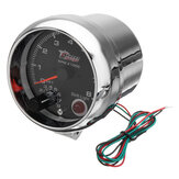 Tacômetro RPMx1000 de 3,75 polegadas 12V com luz de mudança RPM Medidor de rotações