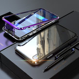 Bakeey Fejlesztett Verzió Mágneses Adsorpciós Fém Tiszta Üveg Védelmi Tok iPhone X-hez