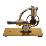 Generatore di modelli di motore a vapore Stirling in metallo con lampadina giocattolo scientifico