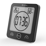 Digoo DG-BC10 Cyfrowy LCD Zegar ścienny łazienka Wodoodporna Przyssawki Odliczanie Zegar Kryty Wilgotność Termometr Budzik