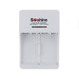 Soshine V1 9V зарядное устройство для литиево-ионных и никель-металл-гидридных аккумуляторов с двумя слотами
