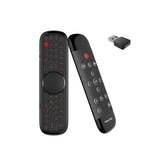 Wechip W2 Pro Air Mouse Senza Fili 2.4g 6 Axis Gyros TouchPad Anti-Lost Function Fly Air Mouse Por Firestick / Android Tv Box /Mini Pc/Tv/Win 10