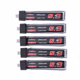Batteria Lipo URUAV da 5 pezzi 3.8V 300Mah 40/80C 1S HV 4.35V con connettore PH2.0 per Eachine TRASHCAN Snapper6 7 Mobula7 Beta75 Pro