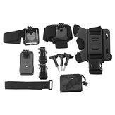Conjunto de mini câmera esportiva para uso externo com alça de peito / concha à prova d'água / clipe de mochila para Xiaomi Mijia Não original