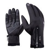 Mens Touch Screen Fleece Cycling Sport Windproof Gloves