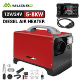 [EU Direct] Mudiro M-AH31 8KW Auto Parkeerverwarming 12V Alles-in-één Machine Draagbaar Kit met Afstandsbediening en Geluiddemper voor Auto Vrachtwagen