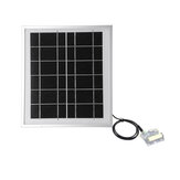 Solar Panel 6V 5W 156 Single Crystal Silicon Cell Tempered Glass/Anodized Aluminum Alloy