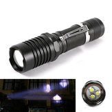 XANES 3506 3x T6 1500Lumnens 5Modes Zoomable LED Torcia 18650 / AAA
