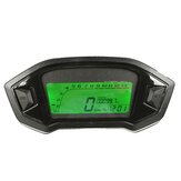 Contachilometri digitale per motociclette con velocimetro e tachimetro, schermo LCD illuminato con 7 colori