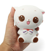 Squishy White Cat Kitten 11cm Soft Slow Rising Cute Cartoon Collection Gift Deocor Παιχνίδι με τυχαίο δωρεάν δώρο
