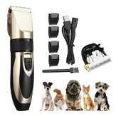 USB充電式ペット用毛刈り機猫犬トリマーキットペットグルーミング用ハサミポータブルパピーアクセサリー