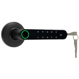 Tuya Bluetooth Electronic Smart Door Lock Intelligent Antitheft Gateway Smart Handle dengan Sensor Sidik Jari/Kata Sandi/Aplikasi/Kunci Buka Kunci Rumah