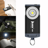 Lampe de poche à LED de porte-clés WUBEN G2 P9 500LM à dégagement rapide avec queue magnétique de recharge de type C Large-angle Super Floodlight Lampe de travail à clip arrière