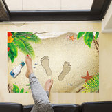 Miico 3D الإبداعية PVC ملصقات الحائط ديكور المنزل جدارية الفن القابل للإزالة شاطئ جدار الشارات