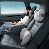 وسادة رقبة ودعم وسادة الظهر السيارة Baseus Car Waist Headrest Neck Pillow Support 3D Memory Foam Pain Relief Pleasant Driving Back Cushion للمنزل والمكتب
