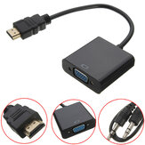 HD Anschluss männlich zu VGA mit Audio HD Video Kabel Draht Konverter Adapter