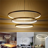 Luminária de teto pendente LED com anel de dimmer de luz