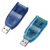 Module de communication USB vers RS485 RS232 de qualité industrielle. Convertisseur de ligne série semi-duplex bidirectionnel. Protection TVS.