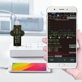 HD-Farbdisplay Bluetooth-USB-3.0-Prüfvoltmeter Amperemeter Spannungsstrommesser Batterielade-Messung