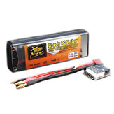 Bateria Lipo ZOP Power 7.4V 4200mAh 2S 35C T Plug Com Alarme de Bateria