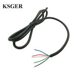 KSGER 5 Core Silicone Cable Wire Electronic Soldering Iron High Temperature Accusing Handle T12 Line Soldering Station Handle