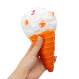 Squishy Jumbo fagylaltkúp 19 cm-es lassan emelkedő fehér kollekció ajándékdekorációs játék