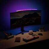 LYMAX Curved Monitor Screen Light Bar R1000 Curvature Hanging Acoustic RGB Backlight LED Lamp Mini Wireless Remote Ra97 High Color Rendering Index USB Type-C Power