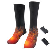 3V Cotton Heated Socks Sport Ski Socks Winter Foot Warmer Electric Warming Sock Battery Powered Warming Socks