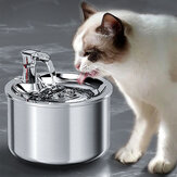2L 3 أوضاع جهاز شرب الكلاب الماء الذكي نافورة USB موزع وعاء الشرب قطة المغذي الجرو الفولاذ المقاوم للصدأ الحيوانات الأليفة الذكية واجهة مضخة هادئة للغاية