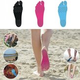 Strand Unsichtbare anklebende Fuß Einlegesohle Wasserdichte Schutz Socken Pad Wärmedämmung