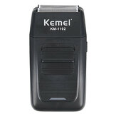 Kemei AC110V-240V KM-1102 Electric Shaver Rechargeable Floating Cordless Shaver Oily Head Hair Trimmer Clipper Reciprocating Double Cutter Head Razor