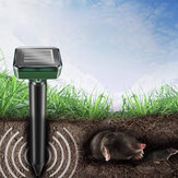2/4 PCS Repelente Ultrassônico de Animais Alimentado por Energia Solar À Prova D'água Repelente de Cobras Ratos Gatos Controle de Pragas