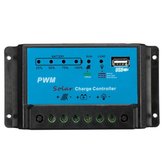 Controlador de carga de panel solar PWM inteligente de 10A 12V Regulador automático de batería