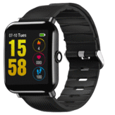 OUKITEL W2 1.3' 2.5D Screen Heart Rate Sleep Monitor Sports Mode Message Display 15Days Standby Smart Watch 