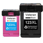 Veteran VH123XL Tintenpatrone kompatibel mit HP 123xl Patrone für 2130/2630/3630/3830 Drucker für Schule und Büro
