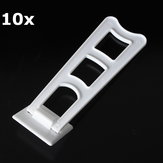 10 Pair Photo Frame Bracket Stand Support Trapezoidal for Crystal Glass 