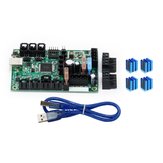 Mini-Rambo 1.3 Mainboard Integrated Controller Board + 4pcs Heatsinks For Prusa i3 MK2 3D Printer