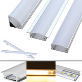Βάση καναλιού αλουμινίου 30CM για τη λωρίδα LED Rigid Strip Light Bar κάτω από το φωτιστικό ντουλάπι