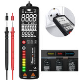 MUSTOOL MT100 Κυρτή οθόνη Multimeter Digital Voltage Tester 3-Line Display Voltmeter Ohm Hz with Analog Bar & 8 LED Indicator DMM