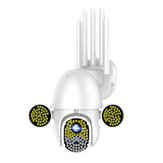 Guudgo 172 LED 1080P 2MP IP Cámara al aire libre Velocidad Dome Inalámbrico Wifi Seguridad IP66 Impermeable Cámara Zoom Pan Tilt 360 ° IR Vigilancia CCTV en red