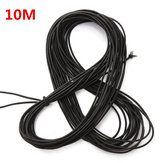 10M Black Thread Elastic Cord Round String Thong