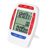 3-Line LCD Triple Digital Clock & Countdown Stopwatch Temporizador for Kitchen Laboratory