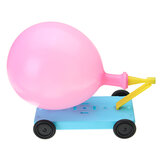 Kit de brinquedos educativos de ciência para experimento de física de carro a jato de balão