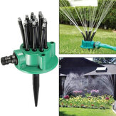 Irrigazione del giardino a 360 °, irrigazione a sprinkler, flusso di irrigazione, testa a goccia d'acqua