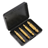 4pcs Damaged Screw Extractor for Removing Metal Stripped Screw Tool